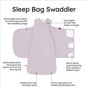 Sleep Bag Swaddler in Wisteria