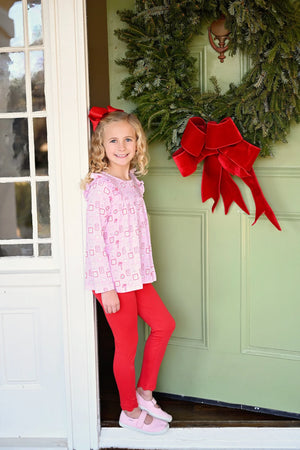 Harper Legging Set - Letters to Santa Knit