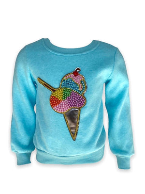 
            
                Load image into Gallery viewer, Rainbow Pearls Ice Cream Sweatshirt
            
        