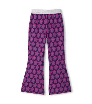 Mini Flower Fun Waist Flare Pants