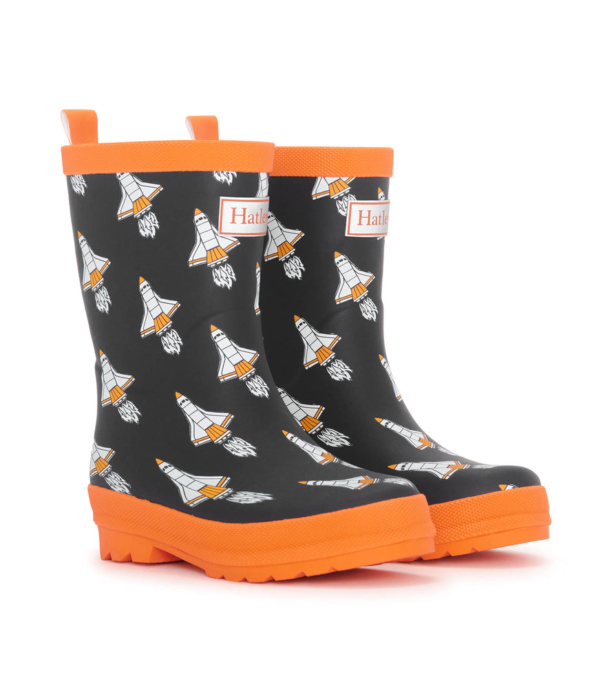 Space Shuttle Matte Rainboots