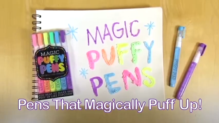 Magic Neon Puffy Pens