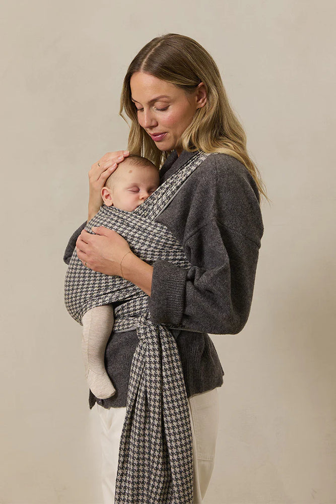 Stormy Houndstooth Wrap