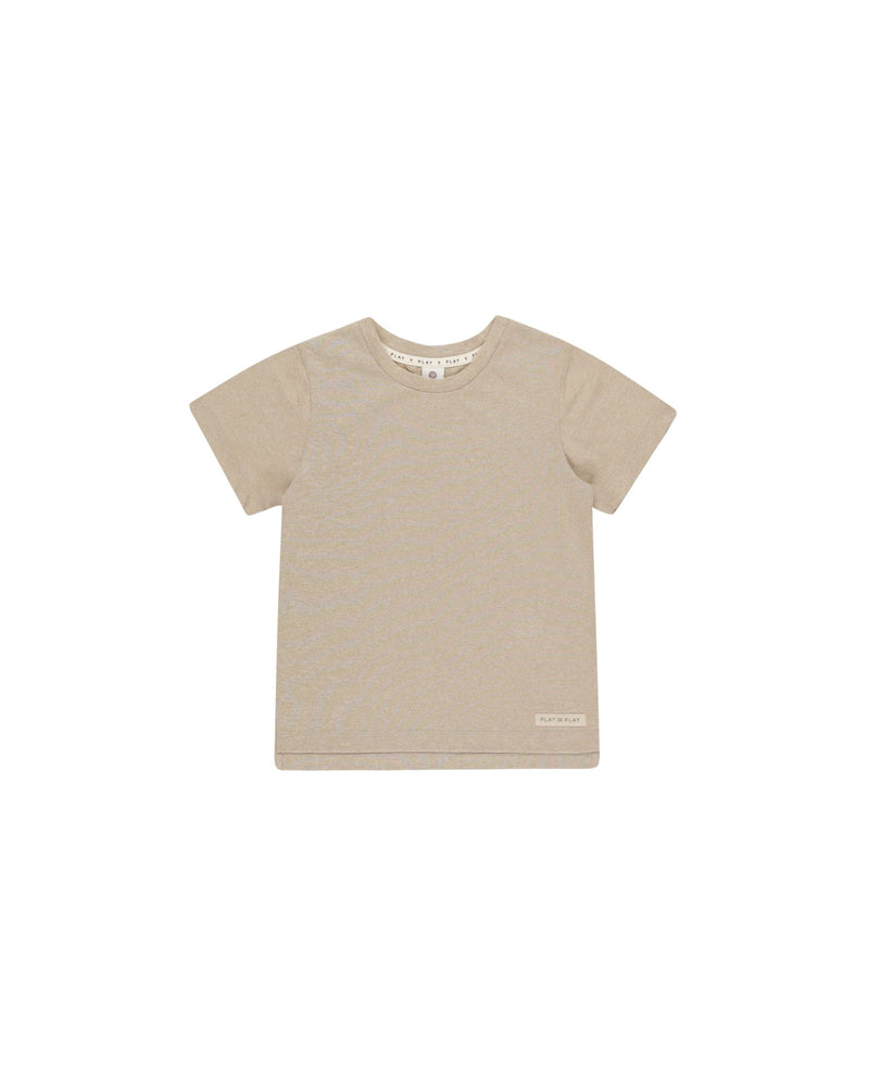 Cove Essential Tee - Heathered Pebble