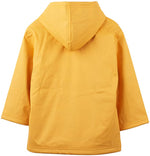 Yellow & Navy Kids Rain Jacket