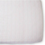 Striped Crib Sheet - Stripes Away Petal
