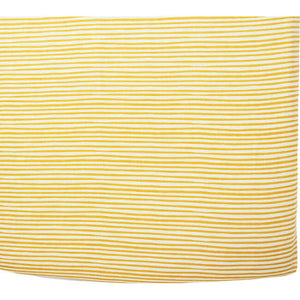 
            
                Load image into Gallery viewer, Striped Crib Sheet - Stripes Away Marigold
            
        